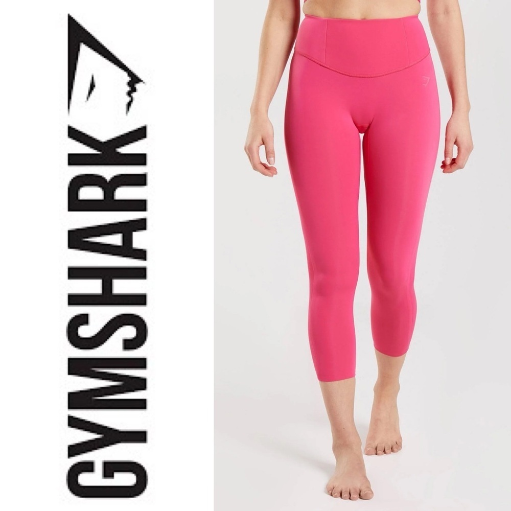 Gymshark Watch Me Flow 7:8 Leggings’s in hot pink size S